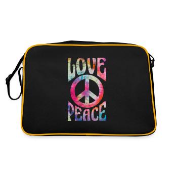 Hippy - Retro Bag - black/gold - Back