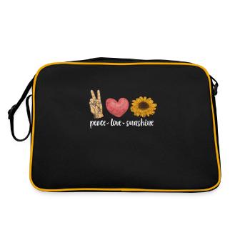 Hippy - Retro Bag - black/gold - Back