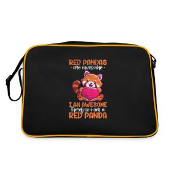 Panda - Sac Retro - noir/or - Dos