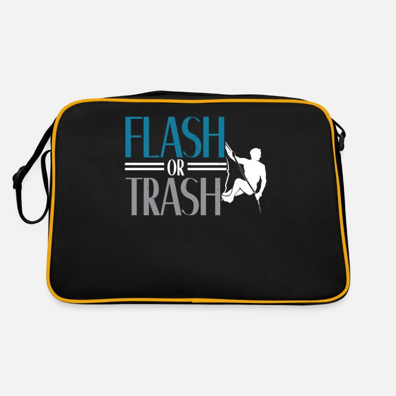 Flash ou Trash Rock Climber Boulderer Bouldering Sac Retro