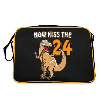 MAINTENANT EMBRASSEZ LES 24 - Sac Retro - noir/or - Dos
