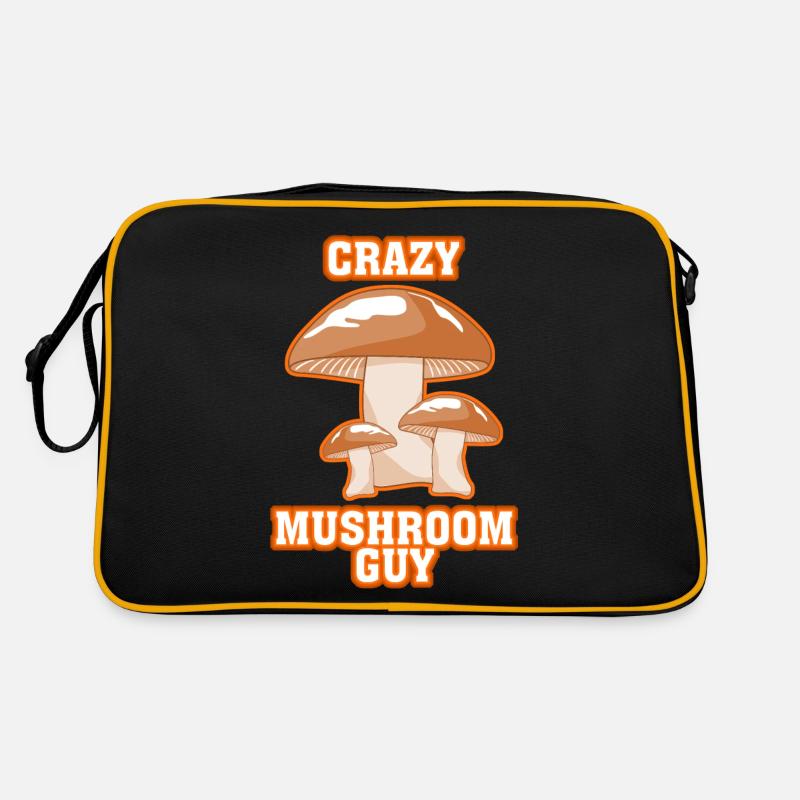 Cueilleur de champignons Gars Cueilleur de champignons Sac Retro