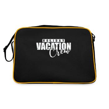 Vacances Vacances Équipage Vacances Loisirs - Sac Retro - noir/or - Dos