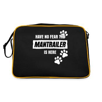 Mantrailing Recherche Chien Sniffer Chien Mantrailer - Sac Retro - noir/or - Dos
