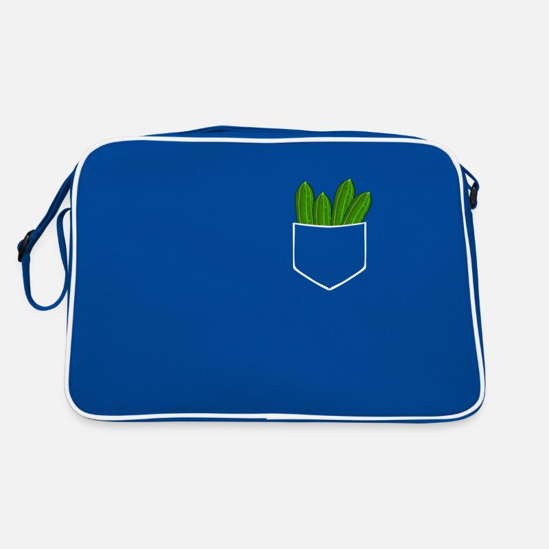 Concombres dans la poche de la chemise Concombre Sac Retro
