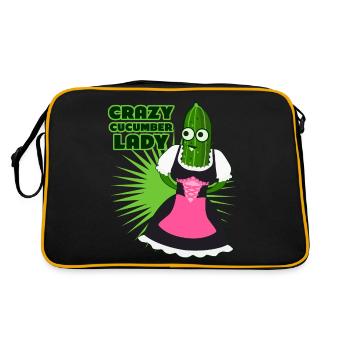 Concombre Dirndl Concombre - Sac Retro - noir/or - Dos