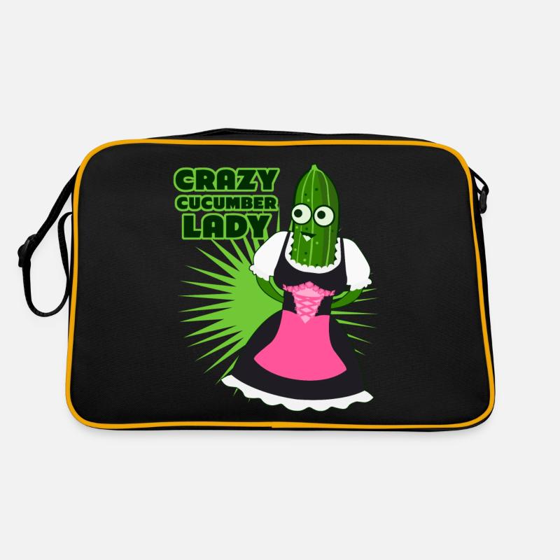 Gurken Dirndl Gurke Retro Tasche