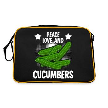 Cucumbers Cucumbers Cucumber - Retro Bag - black/gold - Back