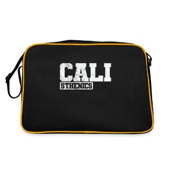 Cali Calisthenics Fitness Workout Corps - Sac Retro - noir/or - Dos