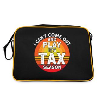 Comptable Cadeau Profession Finance Conseiller Fiscal - Sac Retro - noir/or - Dos
