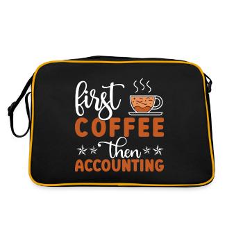 Comptable Cadeau Profession Finance Conseiller Fiscal - Sac Retro - noir/or - Dos