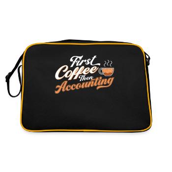Comptable Cadeau Profession Finance Conseiller Fiscal - Sac Retro - noir/or - Dos