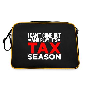 Comptable Cadeau Profession Finance Conseiller Fiscal - Sac Retro - noir/or - Dos