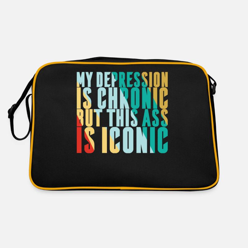 Ma dépression est chronique Sac Retro
