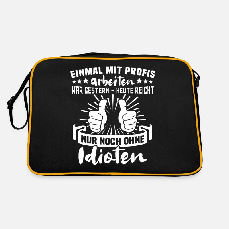 Profis Arbeiten Handwerker Retro Tasche