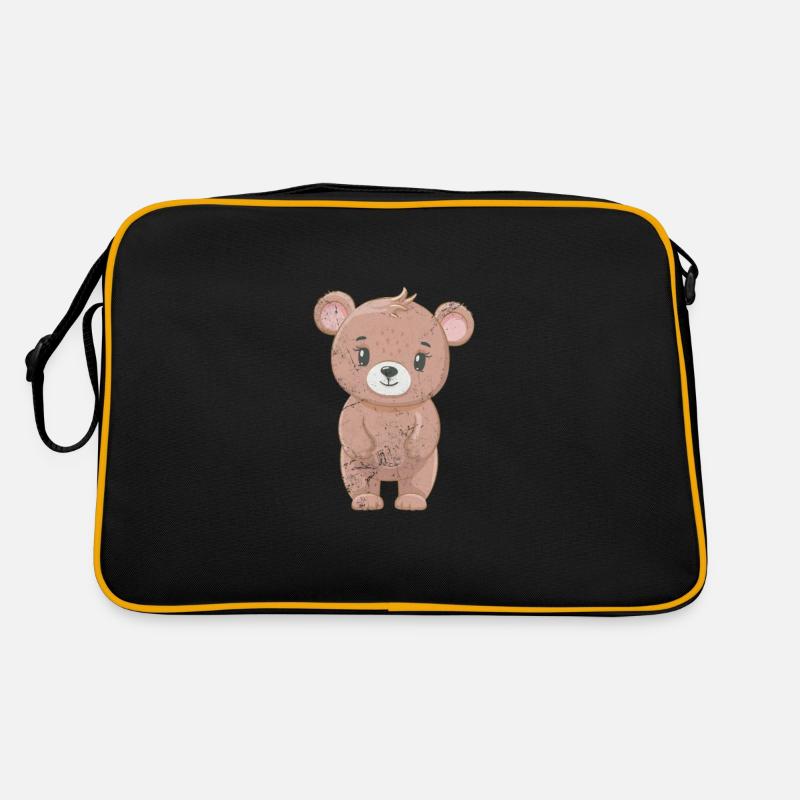 Teddybär Retro Tasche
