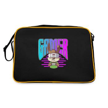 Réalité virtuelle VR - Sac Retro - noir/or - Dos