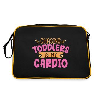 Baby-sitter Gift Babysitting Meilleure baby-sitter - Sac Retro - noir/or - Dos
