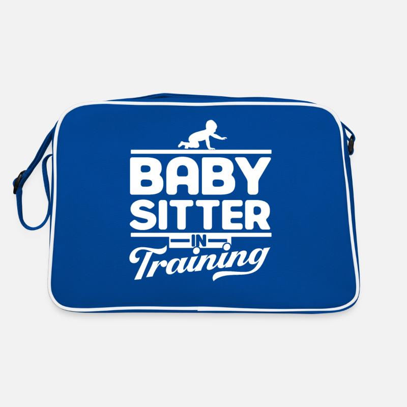 Babysitter Geschenk Babysitting Bester Babysitter Retro Tasche