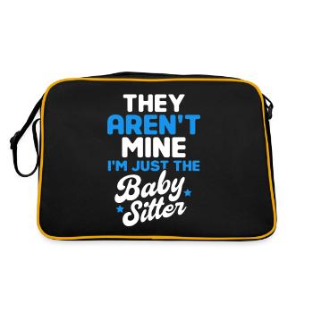 Baby-sitter Gift Babysitting Meilleure baby-sitter - Sac Retro - noir/or - Dos