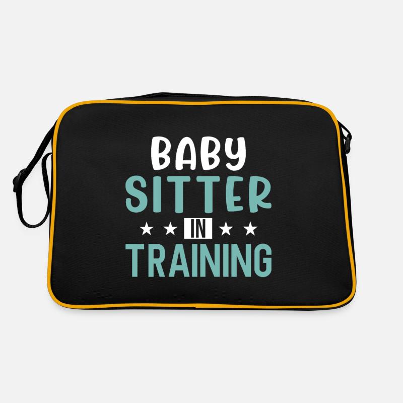 Babysitter Geschenk Babysitting Bester Babysitter Retro Tasche