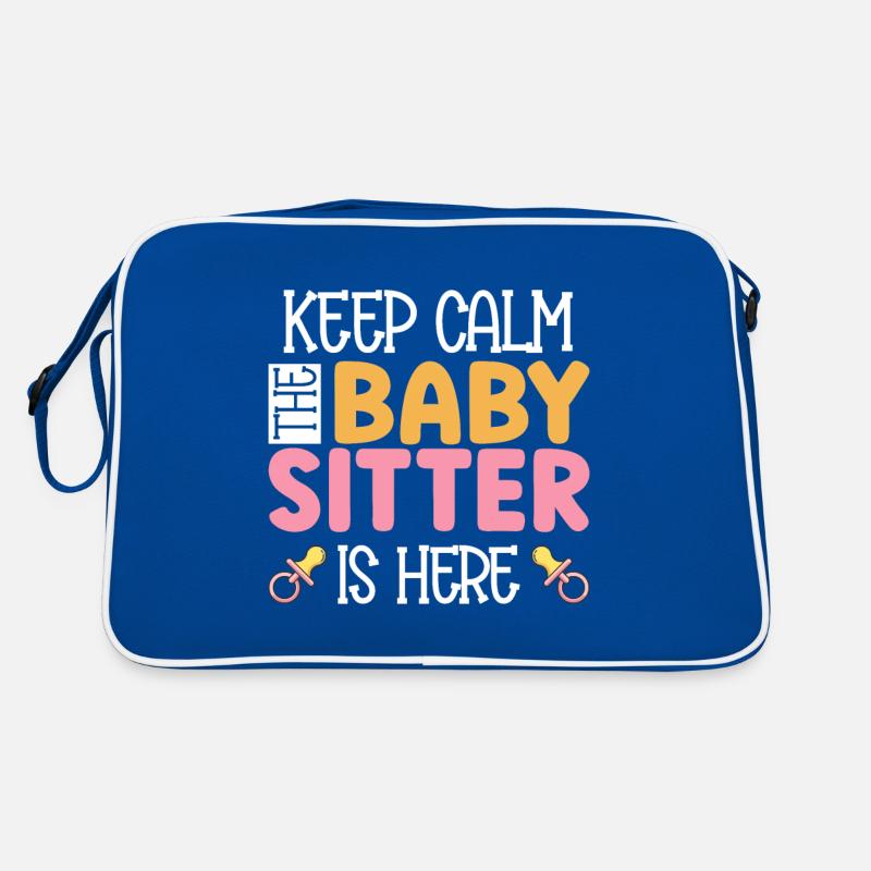 Babysitter Geschenk Babysitting Bester Babysitter Retro Tasche