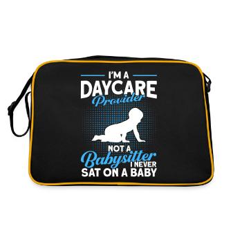 Cadeau de baby-sitter Babysitting Meilleure baby-sitter - Sac Retro - noir/or - Dos