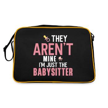 Baby-sitter Gift Babysitting Meilleure baby-sitter - Sac Retro - noir/or - Dos