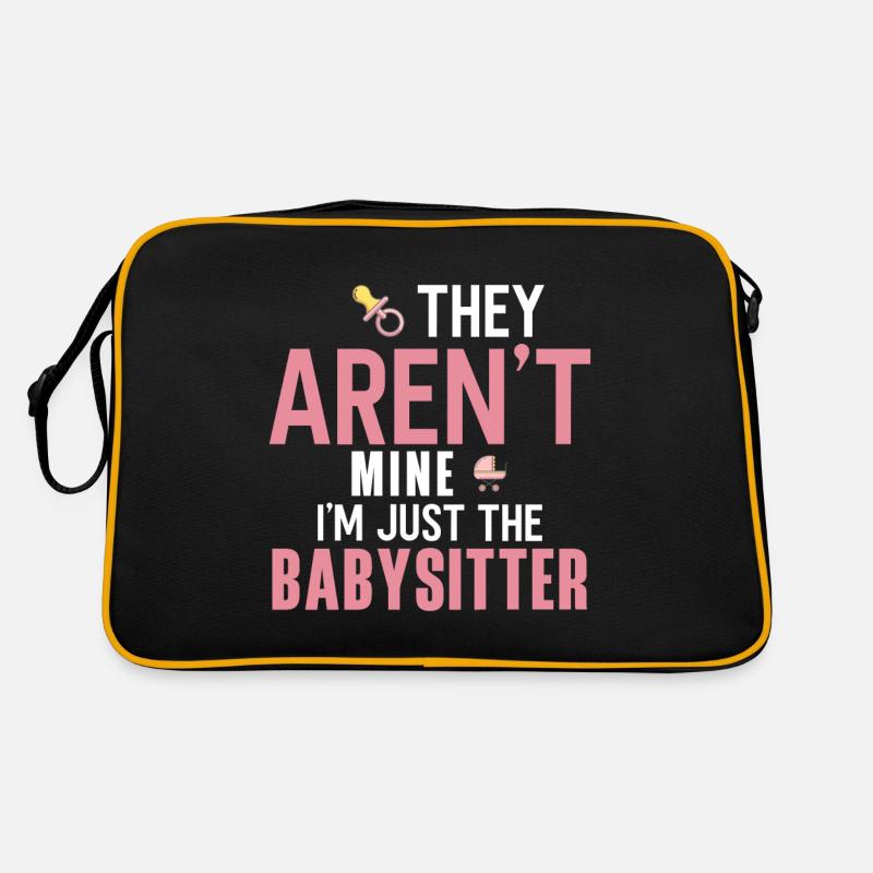 Babysitter Geschenk Babysitting Bester Babysitter Retro Tasche