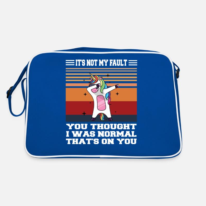 Du dachtest, ich sei normal Retro Tasche