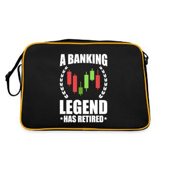 Banker Bank Money Banker - Retro Bag - black/gold - Back