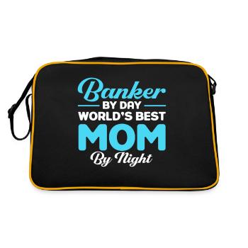 Banker Bank Money Banker - Retro Bag - black/gold - Back
