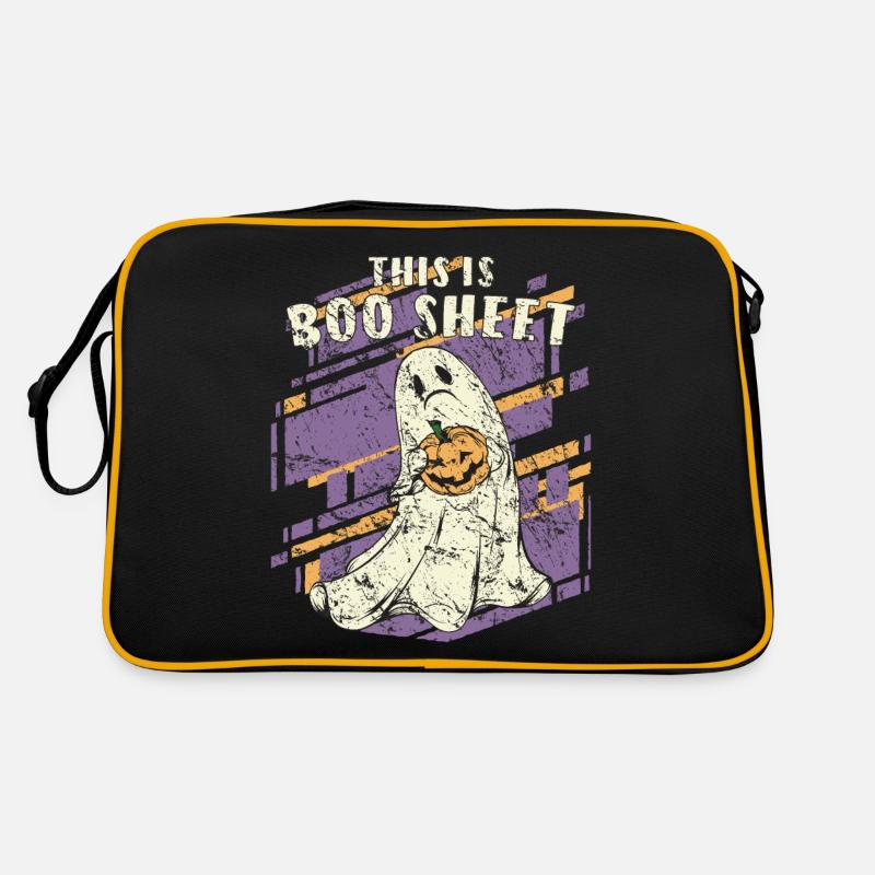 HALLOWEEN THIS IS BOO SHEET Retro Tasche