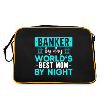 Banker Bank Money Banker - Retro Bag - black/gold - Back