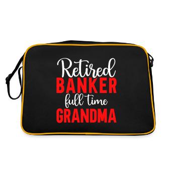 Banker Bank Money Banker - Retro Bag - black/gold - Back