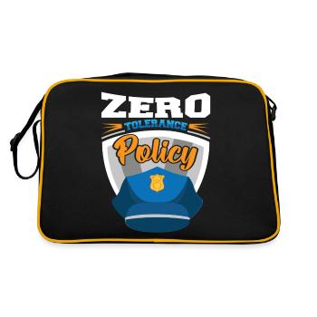 Zero Tolerance Policy Friendliness Police Cap - Retro Bag - black/gold - Back