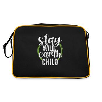 Hippy - Retro Bag - black/gold - Back
