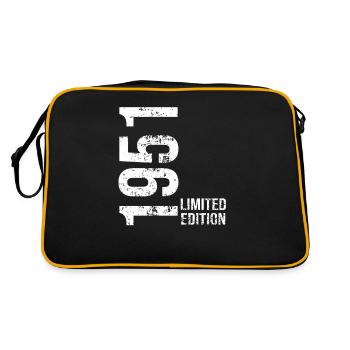 Limitierte Auflage von 1951 - Retro Tasche - Schwarz/Gold - Hinten