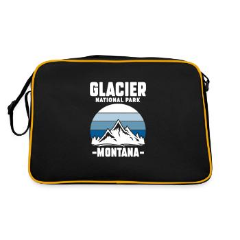 Montana - Retro Tasche - Schwarz/Gold - Hinten