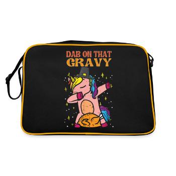 Dab the sauce - Retro Bag - black/gold - Back