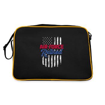 Retraite De l’armée de l’air des États-Unis - Sac Retro - noir/or - Dos