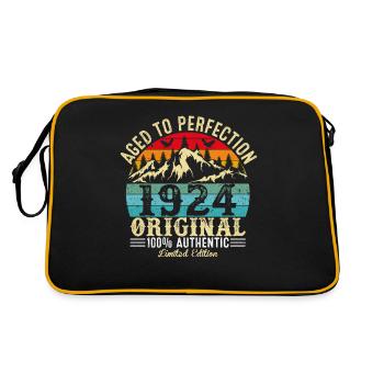 Aged to perfection 1924 Original - Retro Bag - black/gold - Back