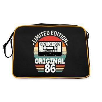 Édition Limitée Du Meilleur De L'original De 1986 - Sac Retro - noir/or - Dos