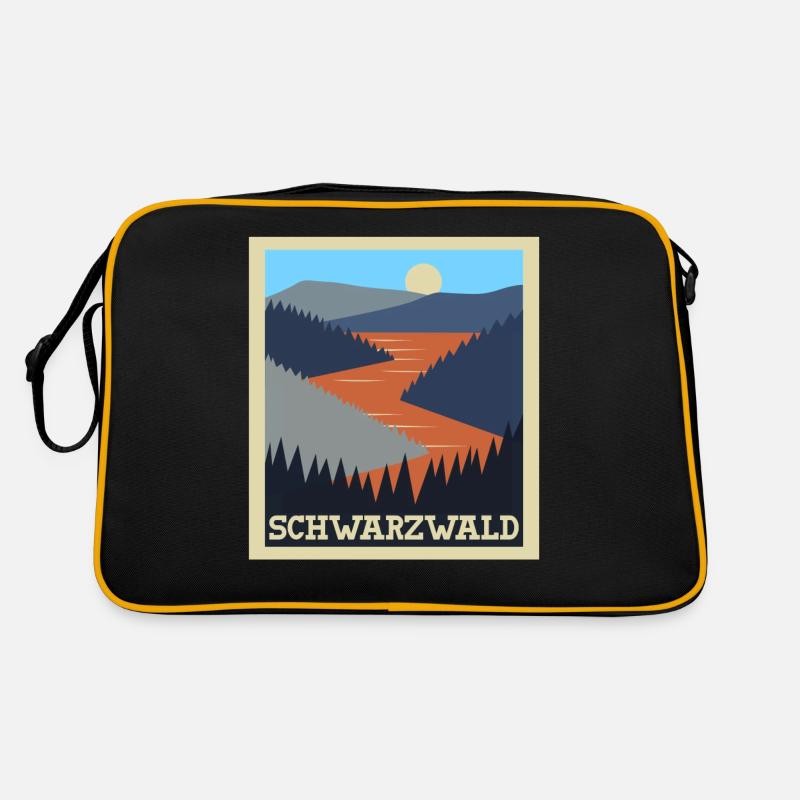 Schwarzwald Urlaub Schwarzwälder Retro Tasche