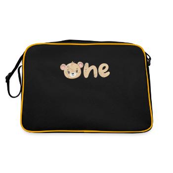 Nounours - Sac Retro - noir/or - Dos