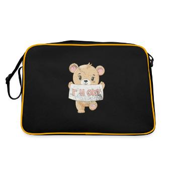 Nounours - Sac Retro - noir/or - Dos