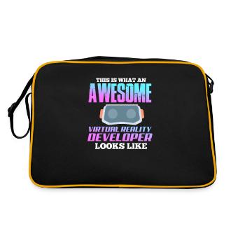 Réalité virtuelle VR - Sac Retro - noir/or - Dos