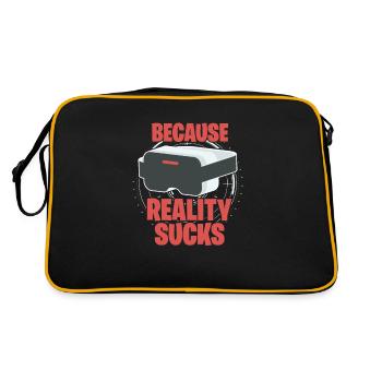 Réalité virtuelle VR - Sac Retro - noir/or - Dos