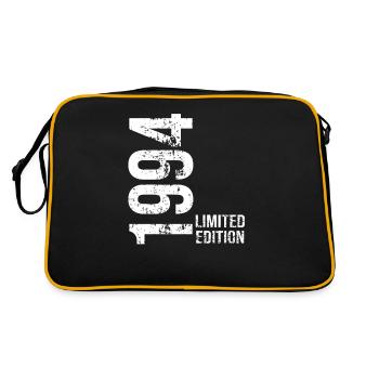 1994 Limitierte Auflage - Retro Tasche - Schwarz/Gold - Hinten