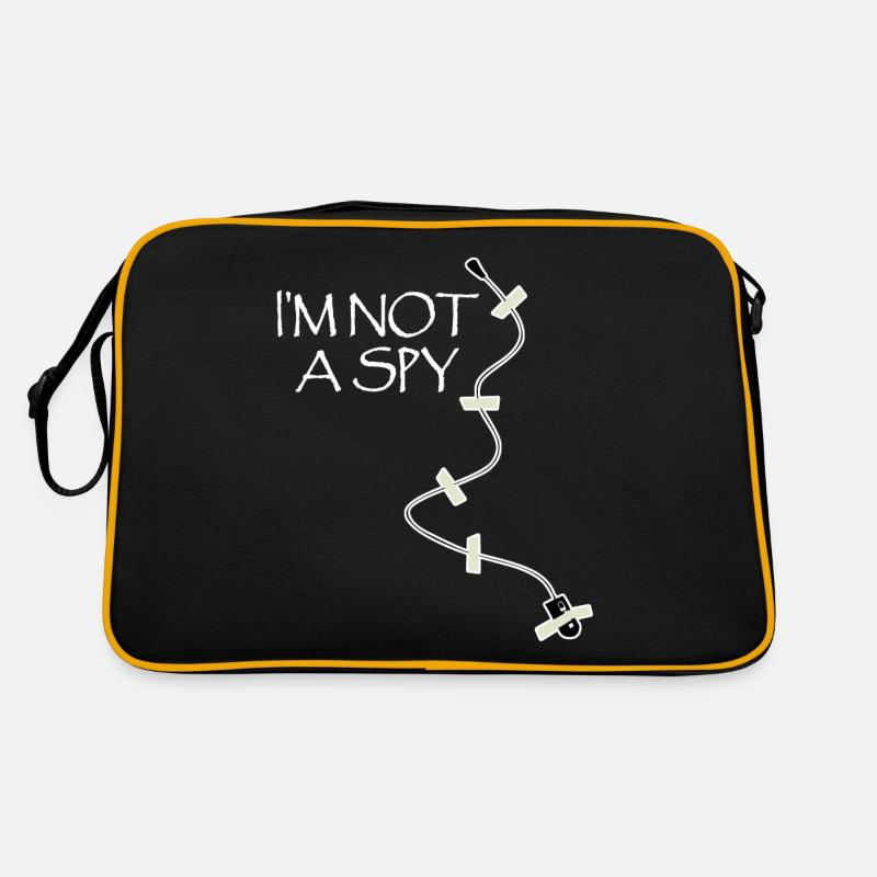 Eavesdropping Device Secret Agent Mikofon Spy Retro Bag